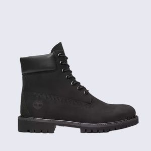 Timberland Men's Premium 6" Boot, Black Nubuck. TB 010073 001